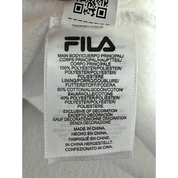 Fila Womens Josephine Crop Sherpa Hoodie White Size S - Picture 5 of 6